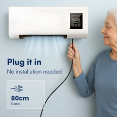 No-Installation Portable AC & Heater – Cool & Heat All Year Round
