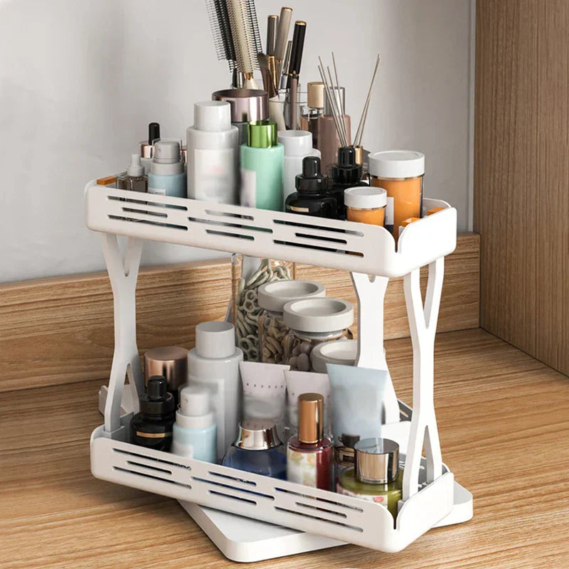 2-Tier Double Layer Storage Shelf Rack