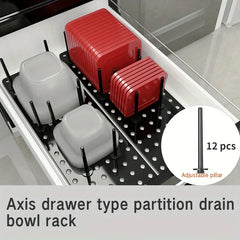 2-Tier Kitchen Dish Drying Rack Drainer Shelf