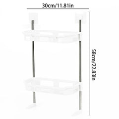 2-Tier Storage Shelf Organizer Rack
