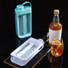 2-in-1 Ice Ball Maker Kettle Bottle Tray