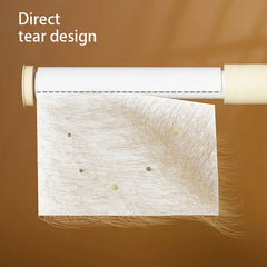 Dog Grooming Comb - Lint roller with pet hair and debris shows perforated direct-tear design