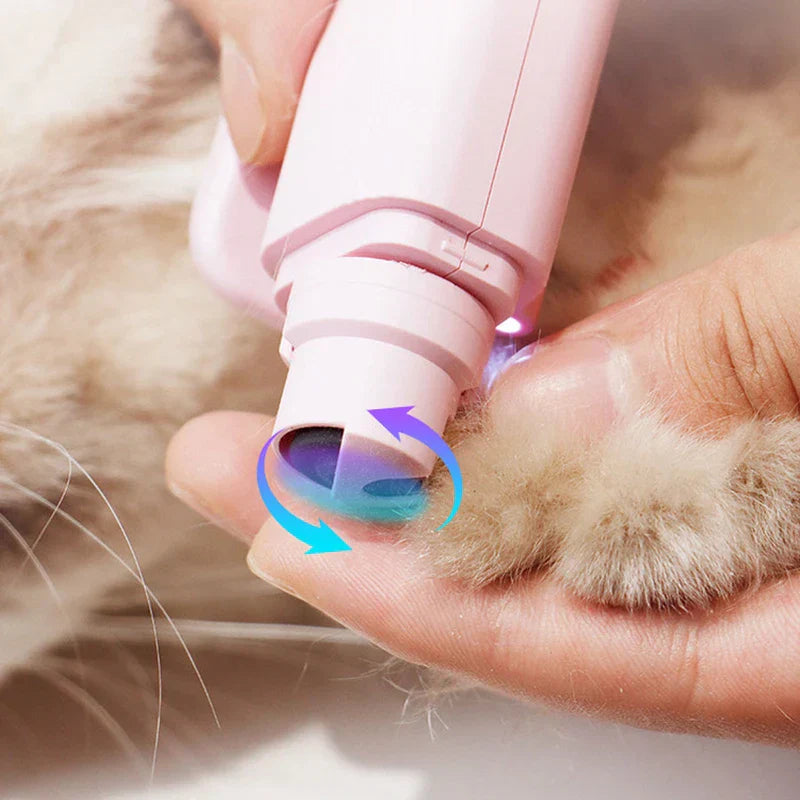 2-In-1 Pet Rechargeable Nail Grinder Clipper Combo