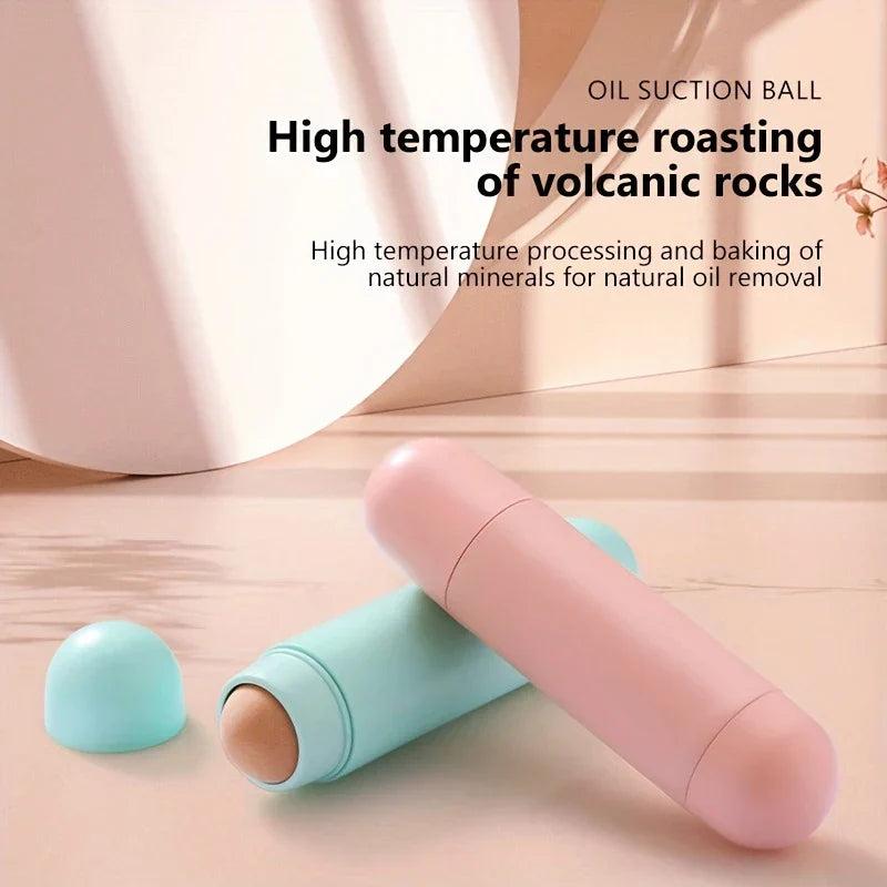 2-in-1 Volcanic Oil Absorbing Roller Brush