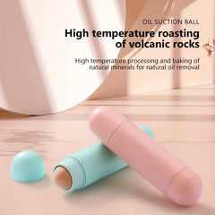 2-in-1 Volcanic Oil Absorbing Roller Brush