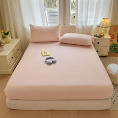 100% Cotton Floral Fitted Sheet Mattress Protector