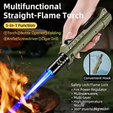 Powerful Metal Gas Lighter Windproof Outdoor Torch Flame Jet