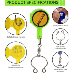 Инструмент для быстрого завязывания рыболовных узлов