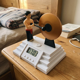 High-Volume Gong-Style Alarm Clock for Heavy Sleepers