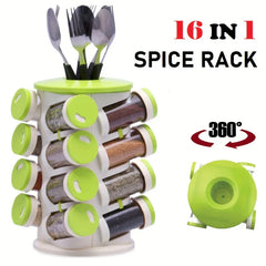 3-Section Rotating Spice Container Shaker