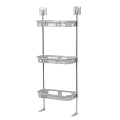 3 tier storage shelf with three open tiers