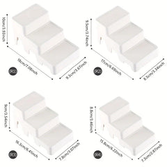 3-Tier Expandable Spice Rack Step Shelf Organizer