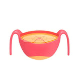 3-In-1 Spill Proof Baby Snack Bowl With Straw Lid