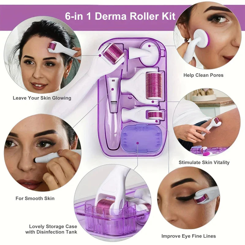 3-in-1 Derma Roller Microneedling Kit