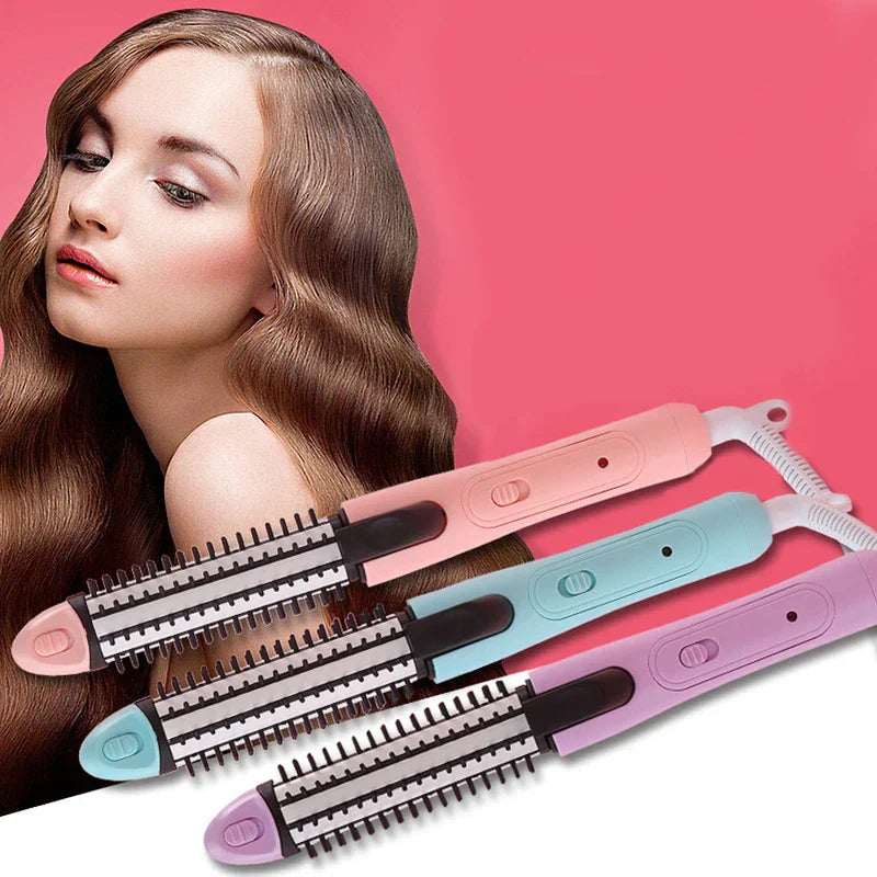 3-In-1 Hair Curler Straightener Wand Set