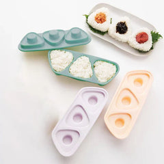 3-In-1 Onigiri Rice Ball Mold Maker
