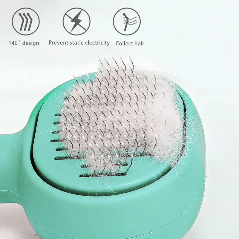 3-In-1 Pet Grooming Brush Comb Tool