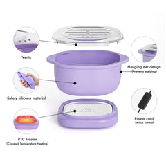 3-In-1 Silicone Wax Melting Pot Bowl
