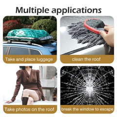 1 Count SUV Roof Step Assist, Car Door Hook-On Foot Pedal