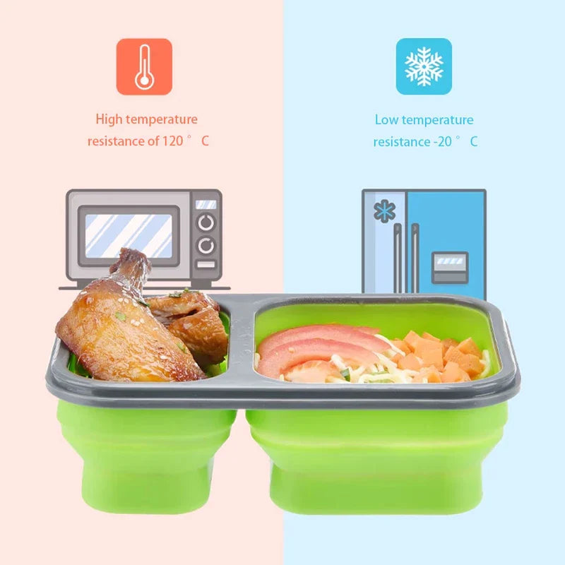 3 Compartment Food Storage Container Lunch Box