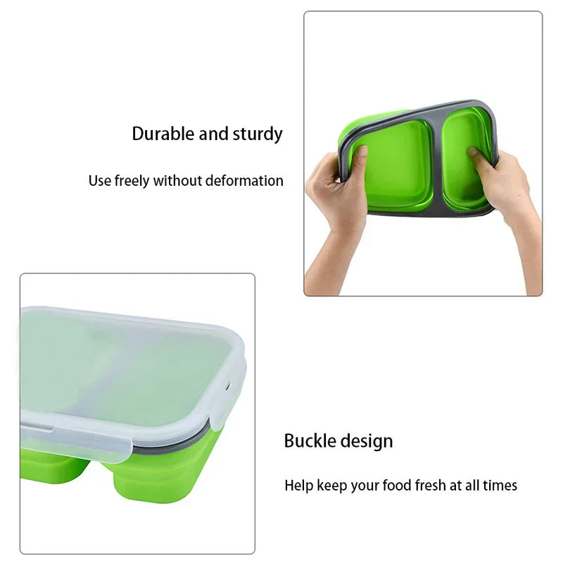 3 Compartment Food Storage Container Lunch Box