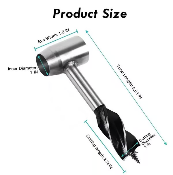 Bushcraft Settlers Tool Survival Hand Auger Wrench New HomeGoods