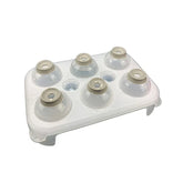4-Cavity Sphere Ice Ball Maker Mold Tray with Lid