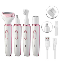 4-in-1 Electric Shaver Hair Remover Grooming Kit
