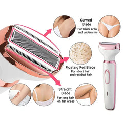 4-in-1 Electric Shaver Hair Remover Grooming Kit