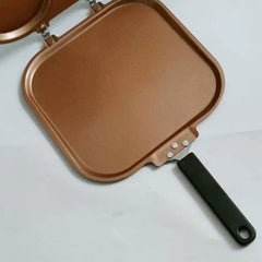 4 Hole Divided Frying Pan Non Stick Egg Pancake Burger Skillet