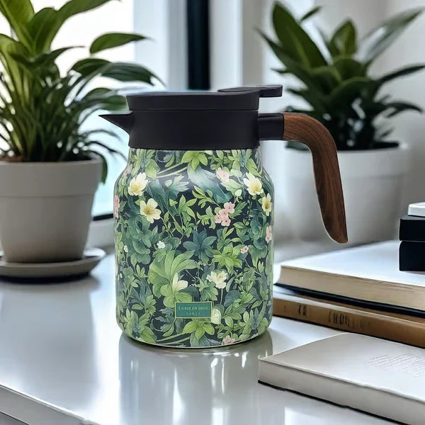 Vintage Floral Pattern Tea Thermos ï¿?Built-In Infuser New HomeGoods