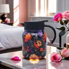 Vintage Floral Pattern Tea Thermos ï¿?Built-In Infuser New HomeGoods