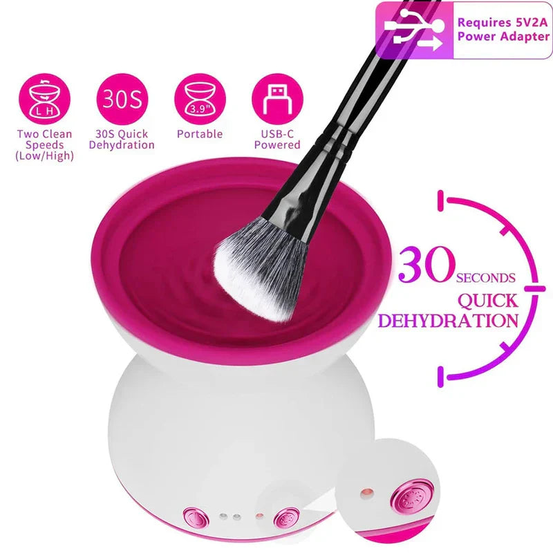 4Th Gen Electric Makeup Brush Cleaner Spinner
