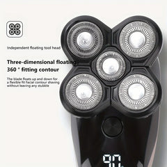 5-In-1 Electric Head Shaver Bald Grooming Kit