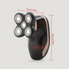 5-In-1 Electric Head Shaver Bald Grooming Kit