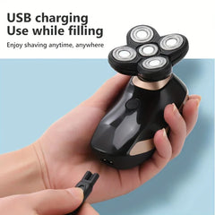 5-In-1 Electric Head Shaver Bald Grooming Kit