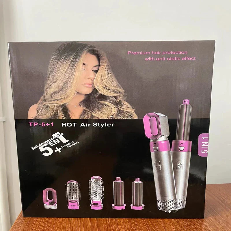 5-in-1 Hot Air Brush Styler Dryer Volumizer