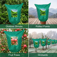 WINTER GARDEN ESSENTIAL | Plant Frost Protection Cover – Breathable Reusable Cover for Shrubs, Pots & Young Trees