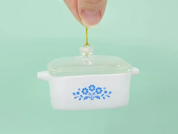 Mini Cornflower Trinket Box – Corning Ware–Inspired Casserole