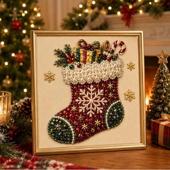 DIY Christmas Pearl Art Kit – Create Your Own Festive Masterpiece