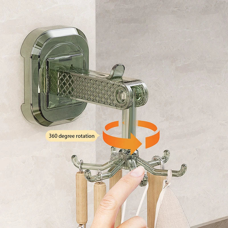 6-Claw Rotating Utility Hook Hanger