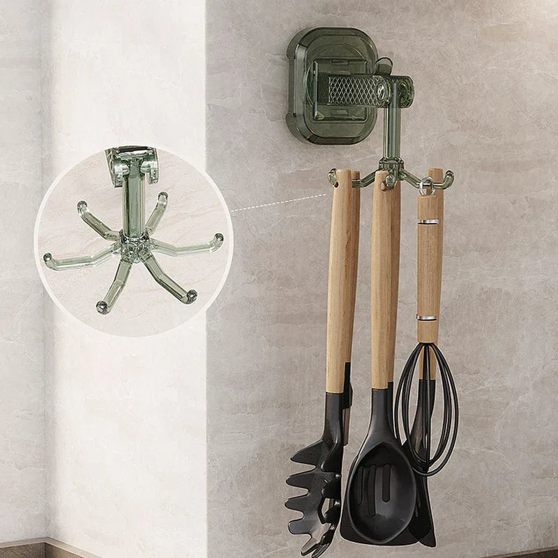 6-Claw Rotating Utility Hook Hanger