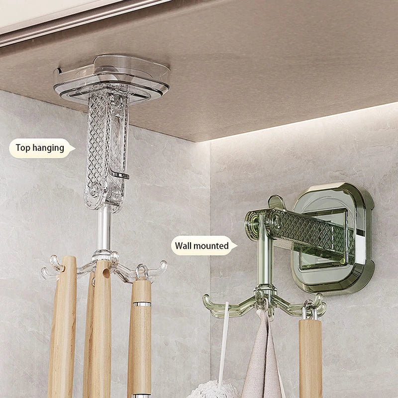 6-Claw Rotating Utility Hook Hanger