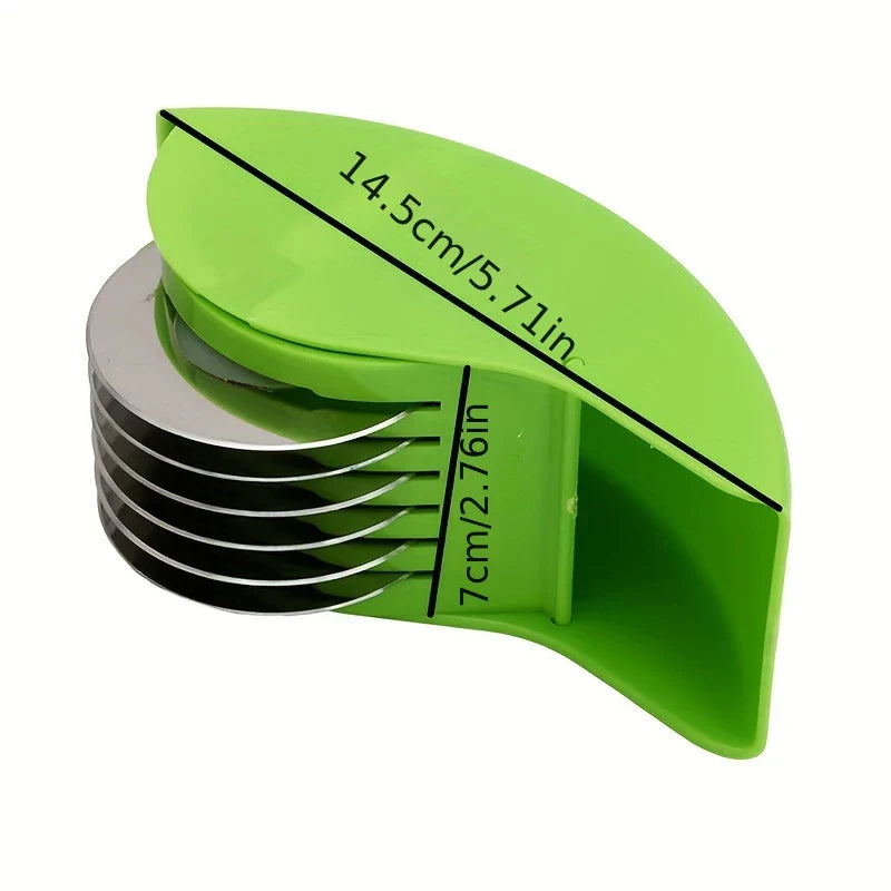 6-Wheel Pastry Pizza Cutter Dough Divider Slicer