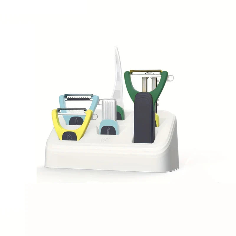 6-In-1 Kitchen Box Grater Slicer Shredder Zester