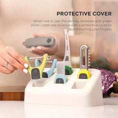 6-In-1 Kitchen Box Grater Slicer Shredder Zester