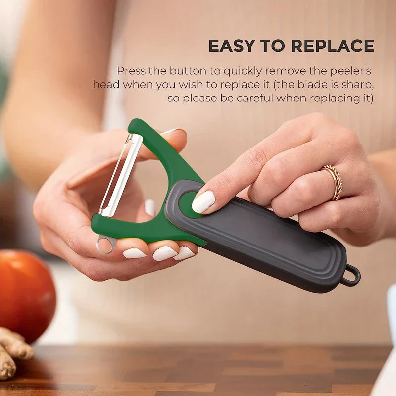 6-In-1 Kitchen Box Grater Slicer Shredder Zester