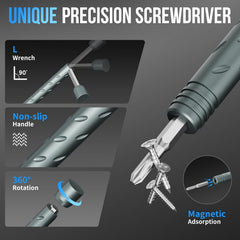 STREBITO 55 in 1 Magnetic Screwdriver Set, Cube Tool Kit