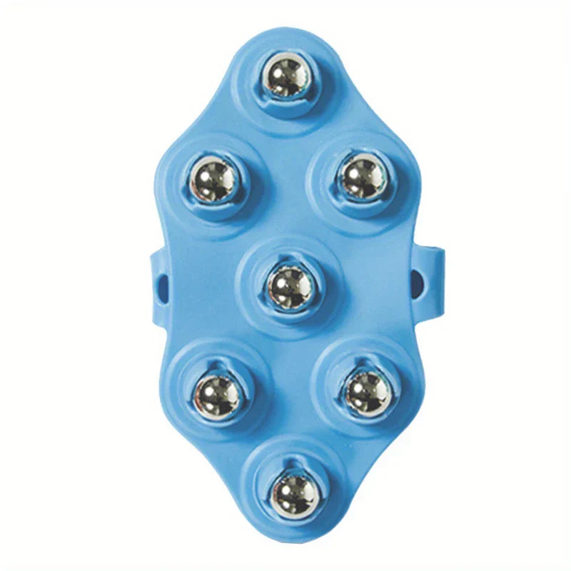 7-Roller Ball Body Massager Glove