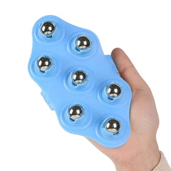 7-Roller Ball Body Massager Glove